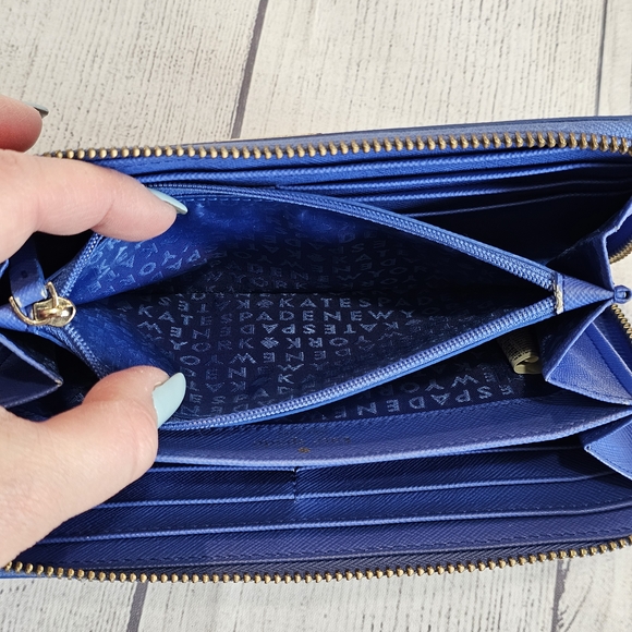 Kate Spade "Make a Splash" Neda Zip-Around Contentialn Wallet - Picture 11 of 14